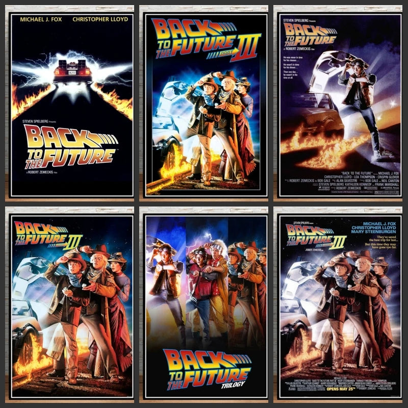 Back To The Future 1 2 3 Posters