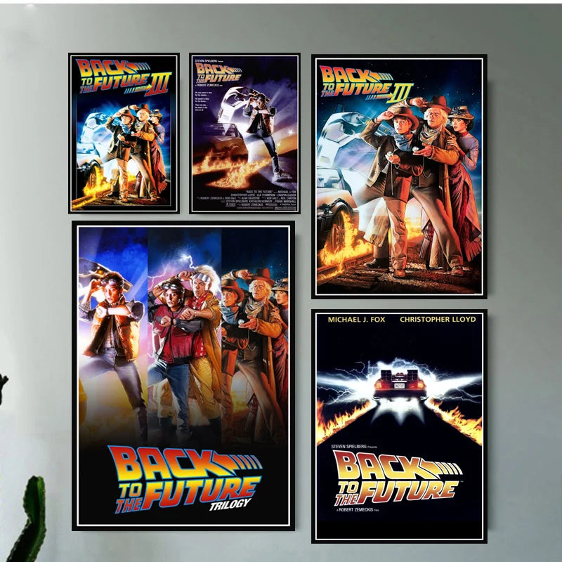 Back To The Future 1 2 3 Posters