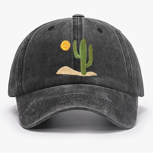 Cactus Embroidered Cap