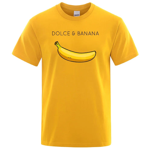 Dolce & Banana Print Mens T-shirts