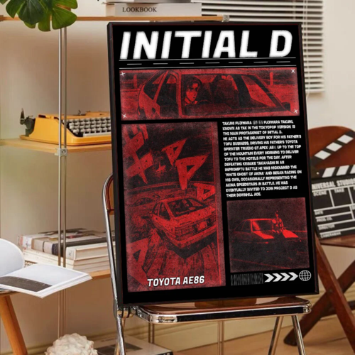 Initial D Classic Movie Posters