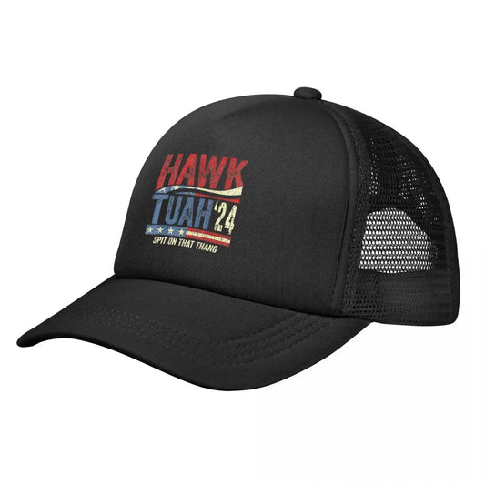 Hawk Tuah 24 Spit On That Thang Trucker Hats