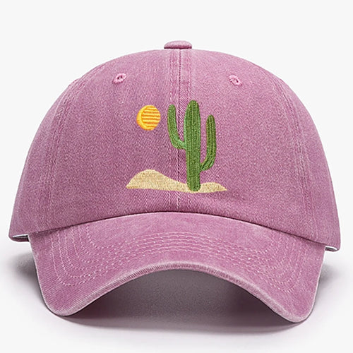 Cactus Embroidered Cap