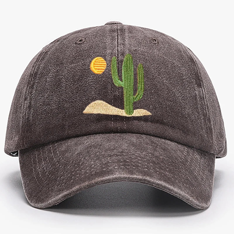 Cactus Embroidered Cap