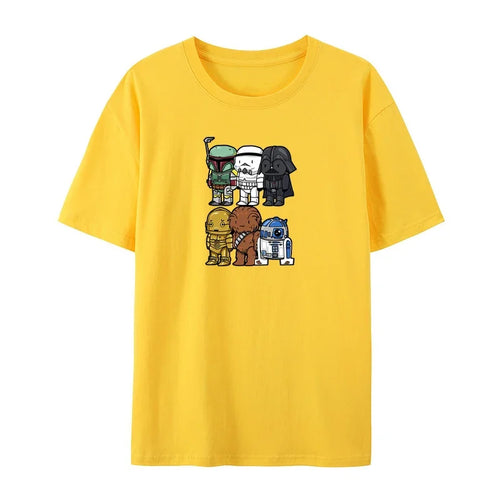 Star Wars Cartoon Print T Shirt