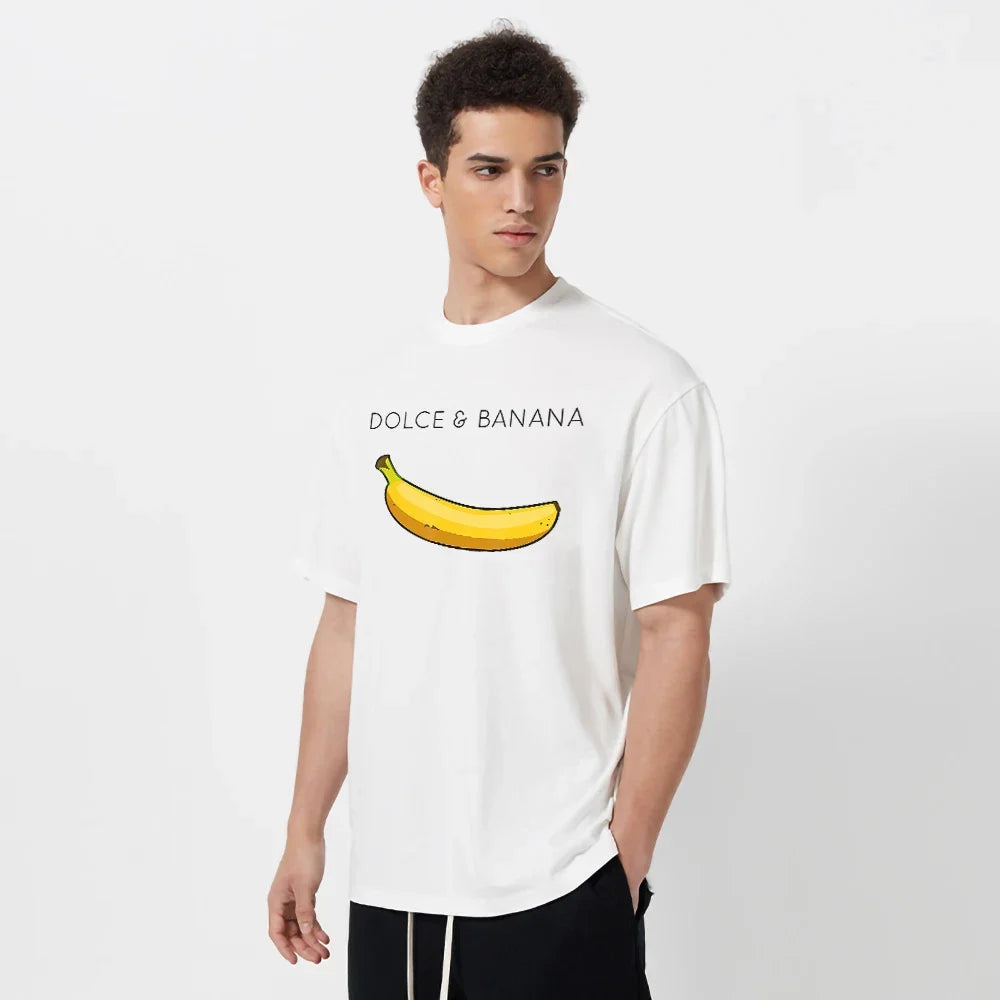 Dolce & Banana Print Mens T-shirts