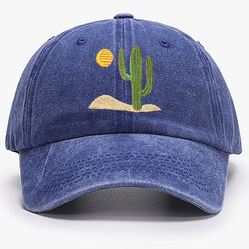 Cactus Embroidered Cap