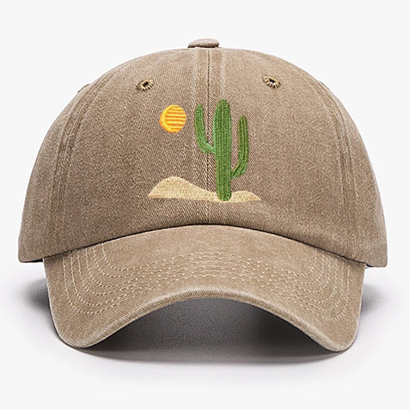 Cactus Embroidered Cap