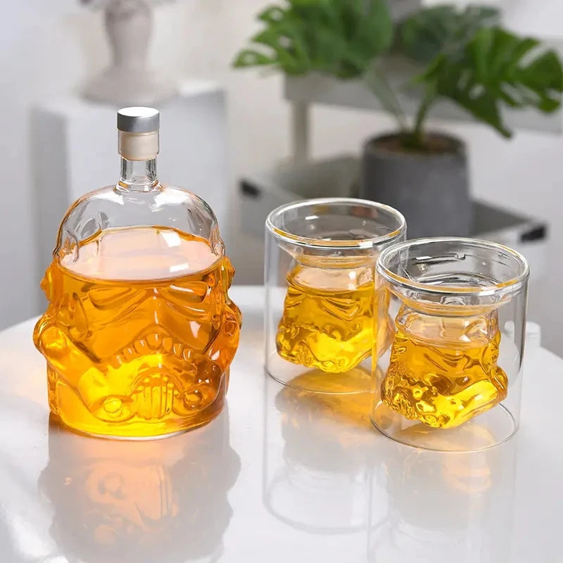 750ml Storm Trooper Helmet Whiskey Decanter