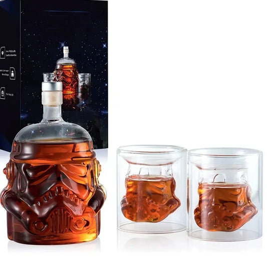 750ml Storm Trooper Helmet Whiskey Decanter