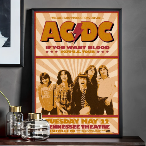 BAND AC DC Poster