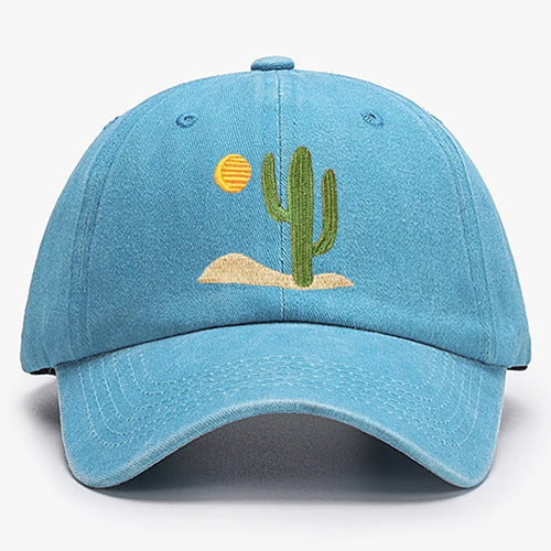 Cactus Embroidered Cap