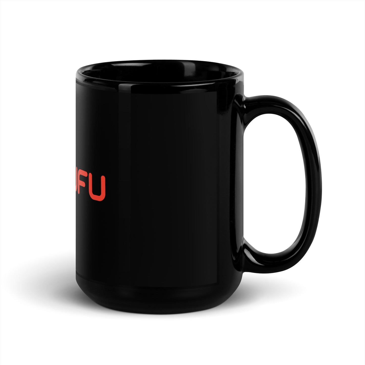 UwUFUFU Logo Black Glossy Mug