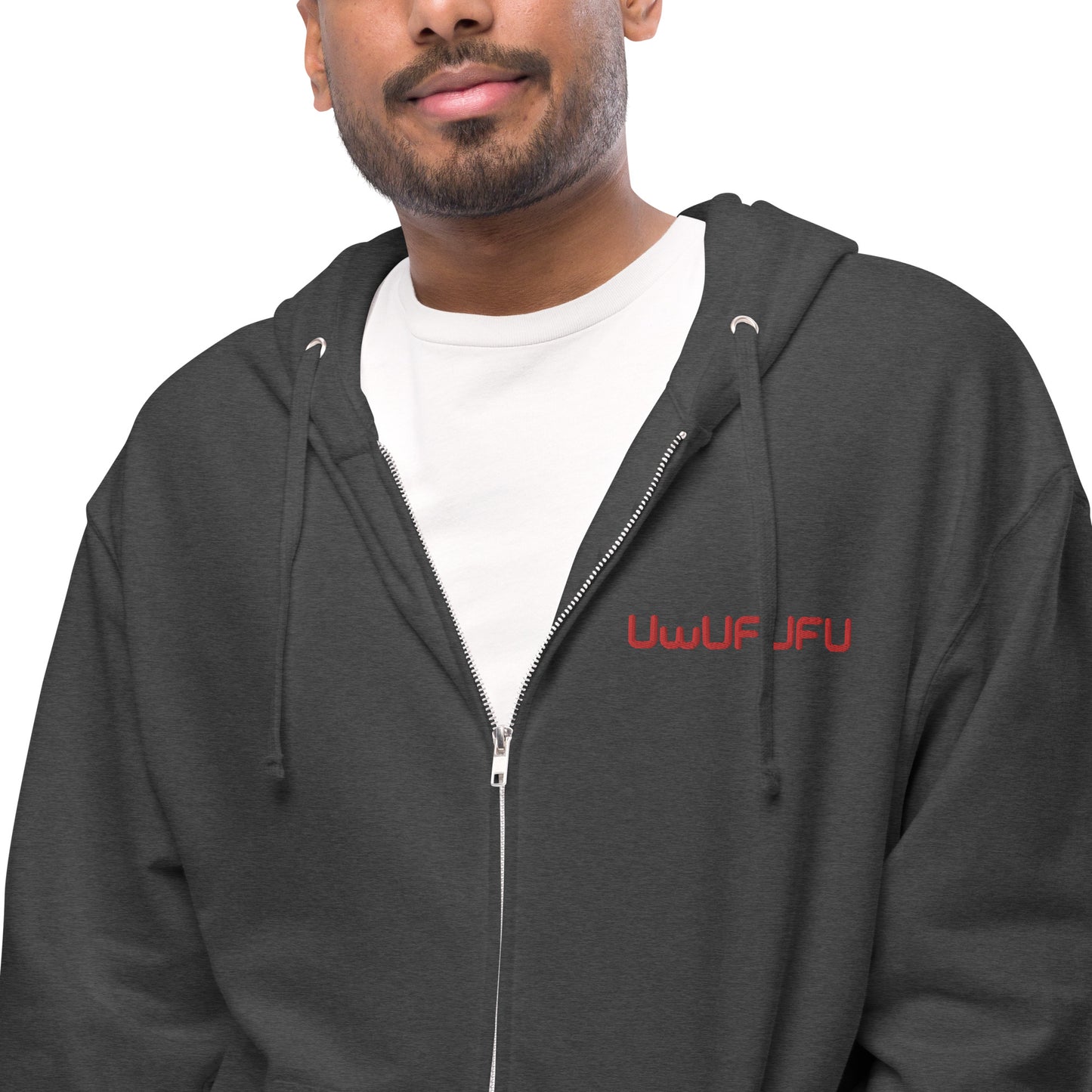 UwUFUFU Unisex fleece zip up hoodie