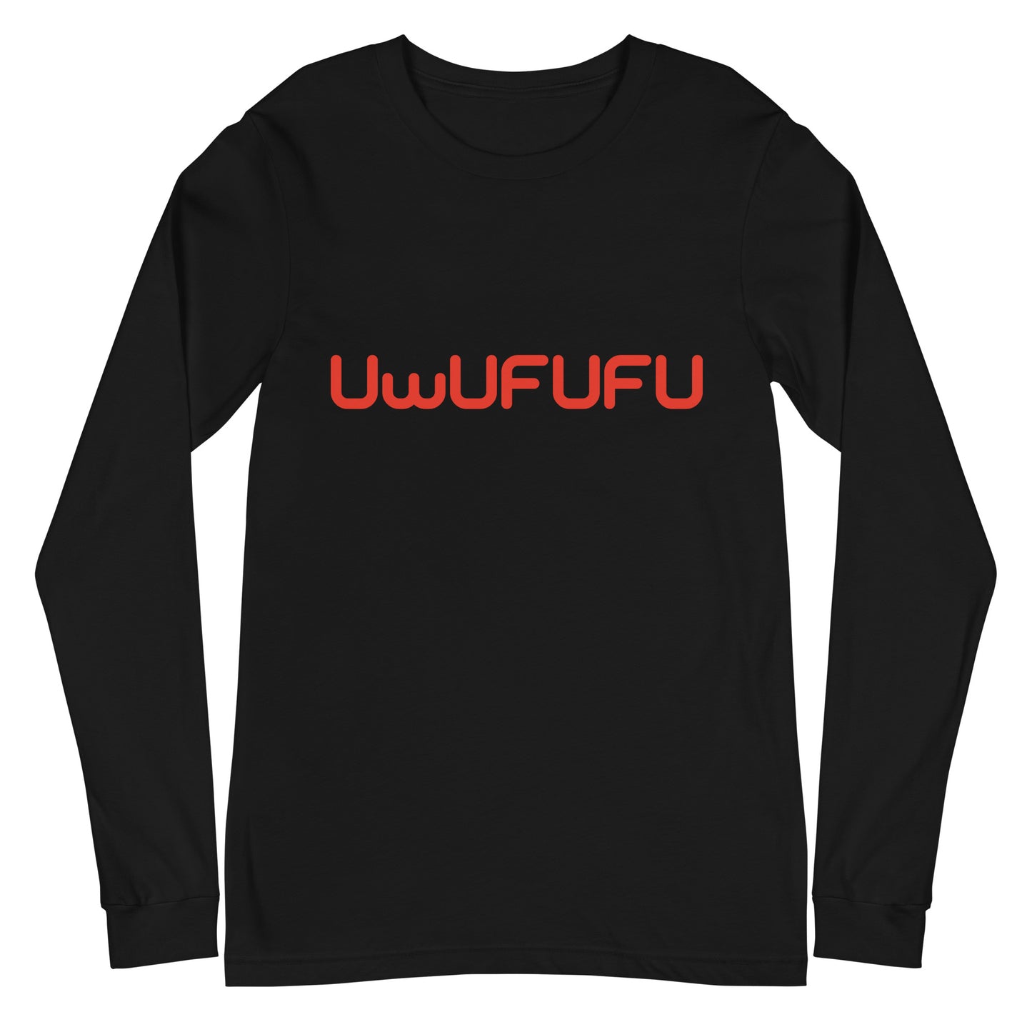 UwUFUFU Large Logo Unisex Long Sleeve Tee