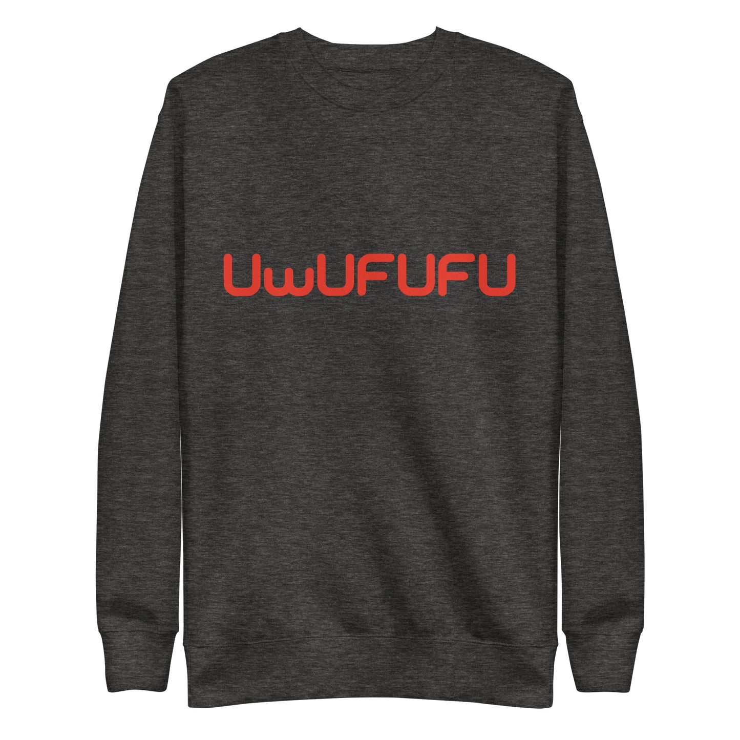 UwUFUFU Large Logo Unisex Premium Sweatshirt